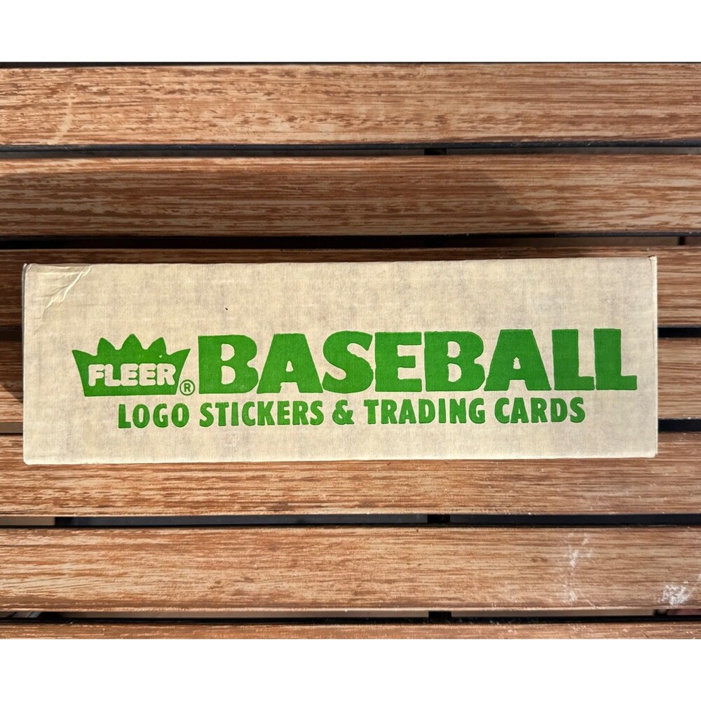 Fleer 1988 Baseball Logo Stickers & Trading Cards MLB Sticker Sealed Box 8568-A